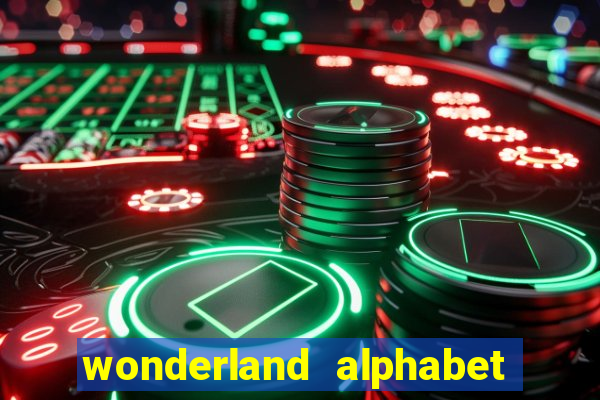 wonderland alphabet comic studio